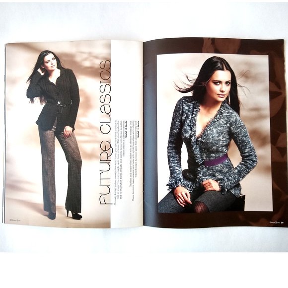 Linea Pura #2 Sweaters Knitting Pattern Book Lana Grossa 15 Designs Fall-Spring - Picture 11 of 12